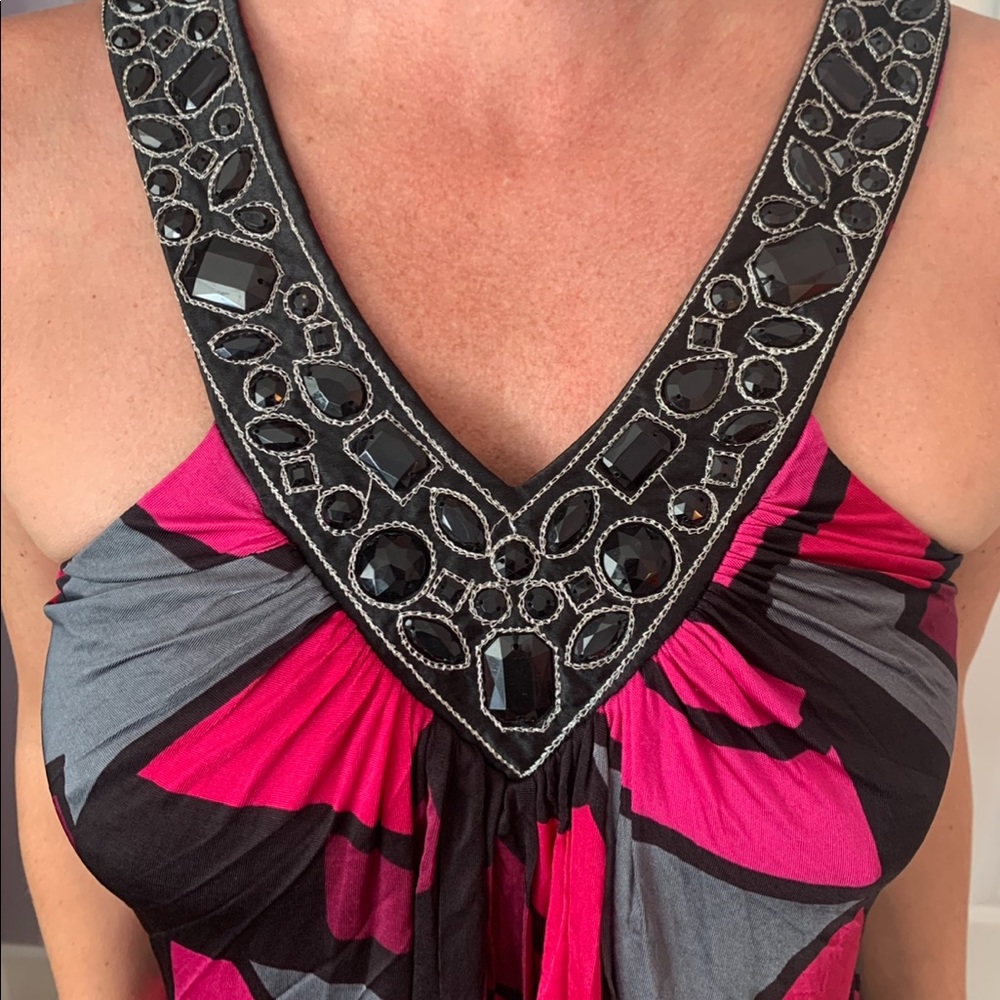 Arden B beaded flowy dress - Picture 3 of 5